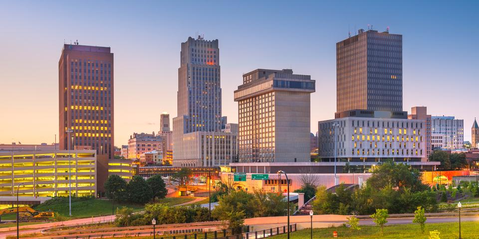 Akron downtown skyline