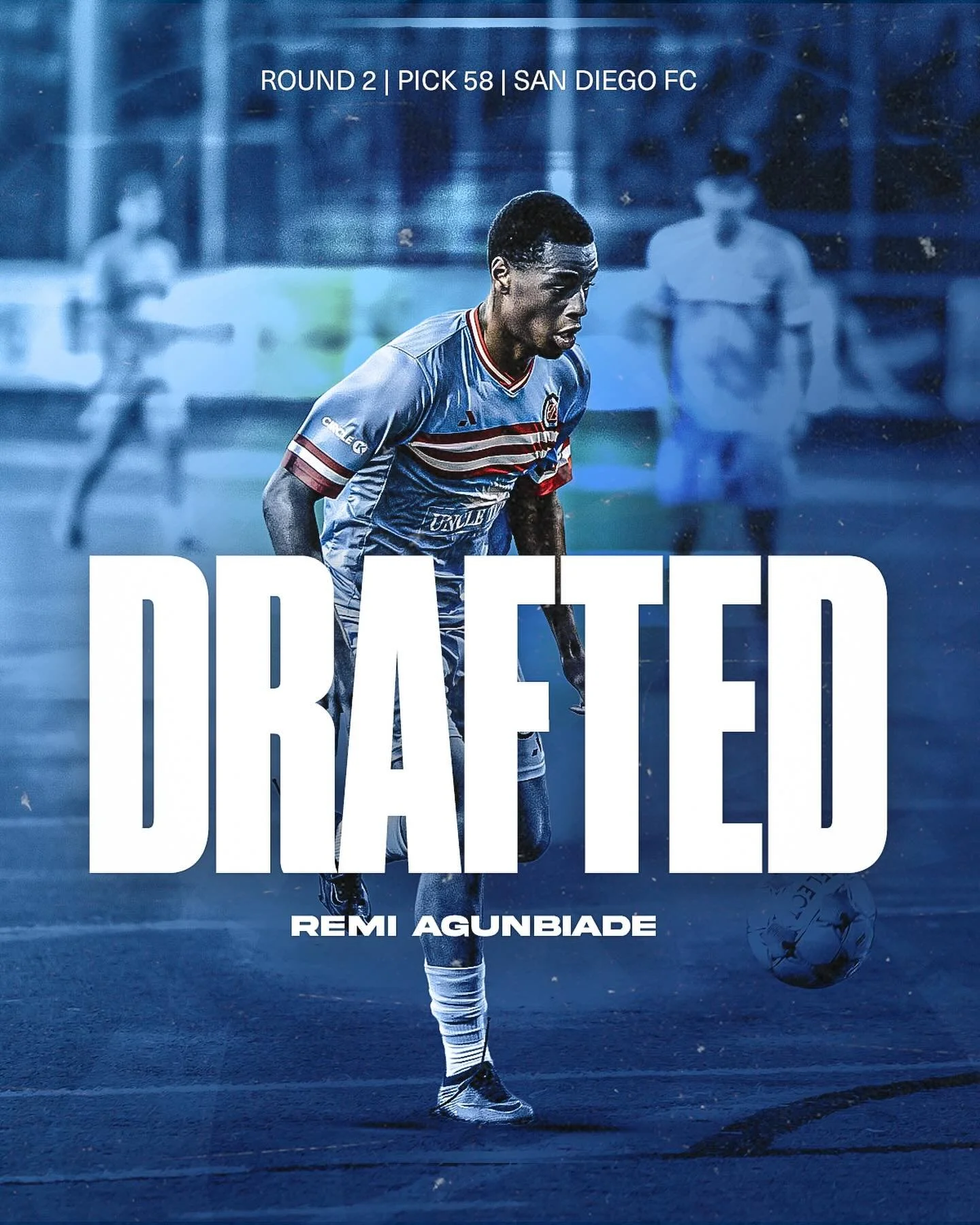 Remi Agunbiade MLS SuperDraft announcement