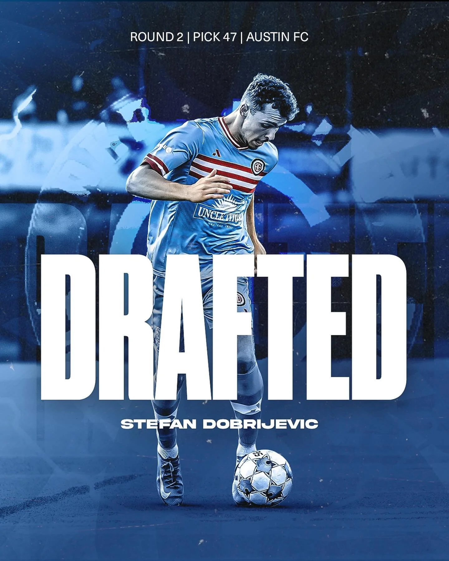 Stefan Dobrijevic MLS SuperDraft announcement