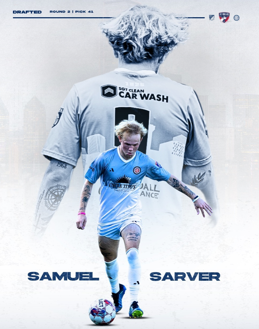 Sam Sarver MLS SuperDraft announcement